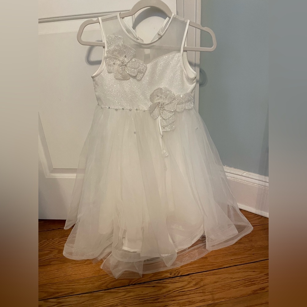 Anthropologie Princess DalianaTulle High Low  Dress (ivory)